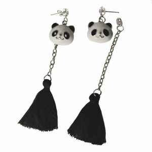 Adorable Panda Convertable Earrings ( Pierced )